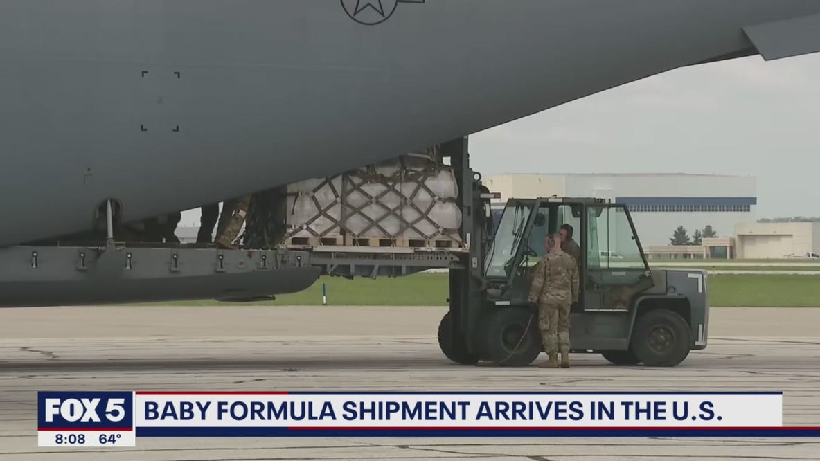 Baby Formula Shortage: 78,000 pounds of infant formula arrives in US